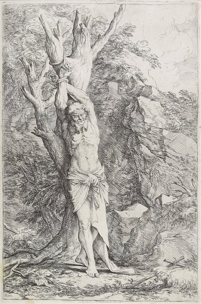 Albert, (Suffering Self-Imposed Penance), 1662-1663 by Salvator Rosa
